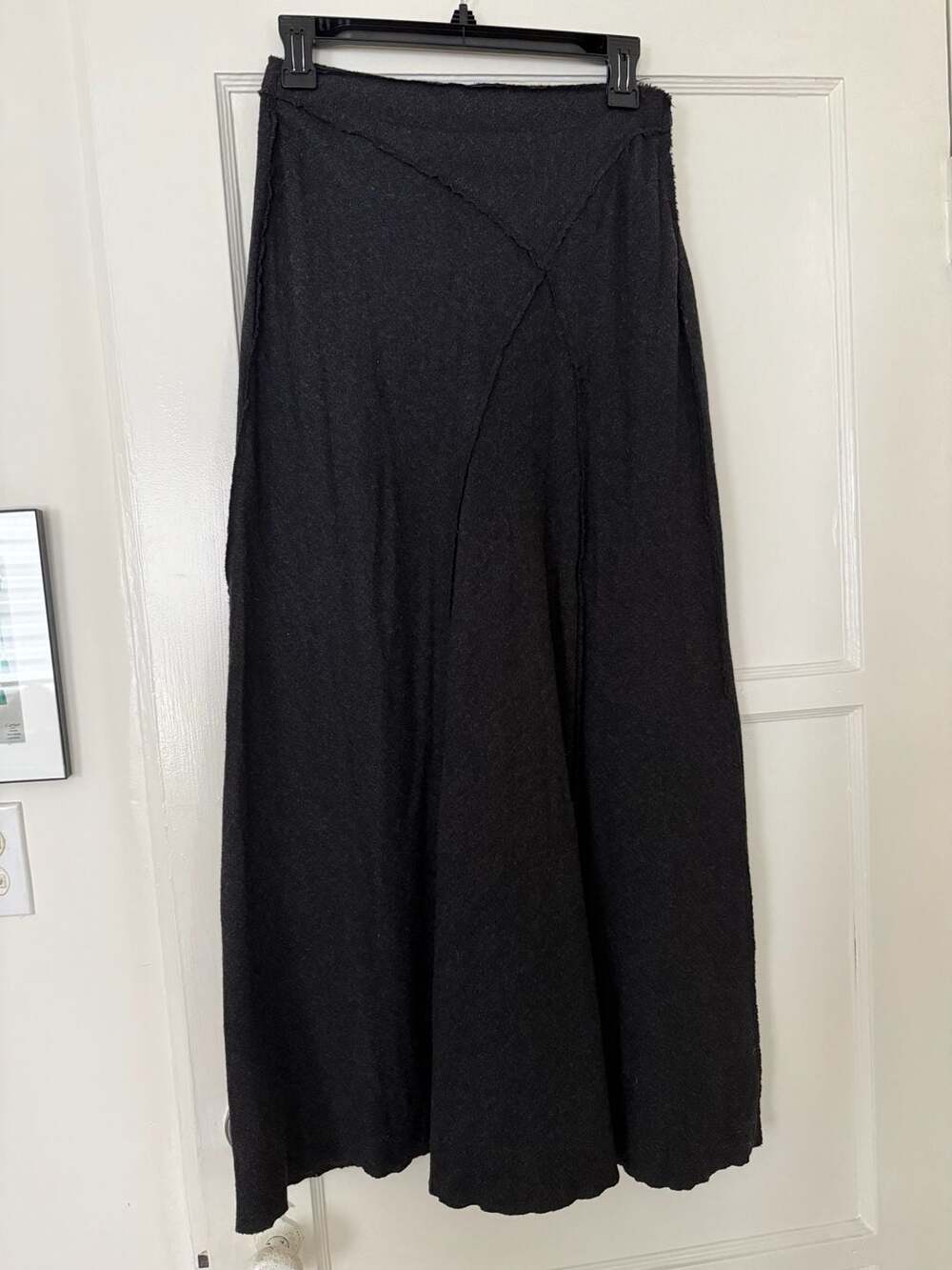 Philosophy di Alberta Ferretti Virgin Wool Long Maxi Skirt